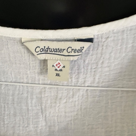 Cold Water Creek : Light As Air Crossover Gauze Top - Picture 4 of 4